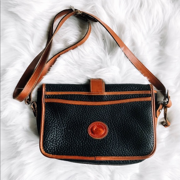 Dooney & Bourke Vintage Equestrian Pebbled Bag - Picture 2 of 7